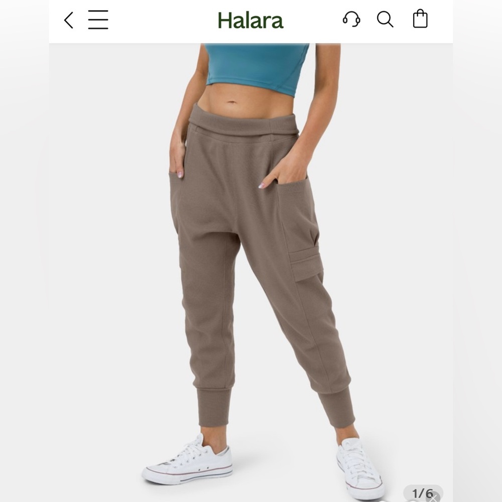 NWT Halara Waffle Knit Joggers